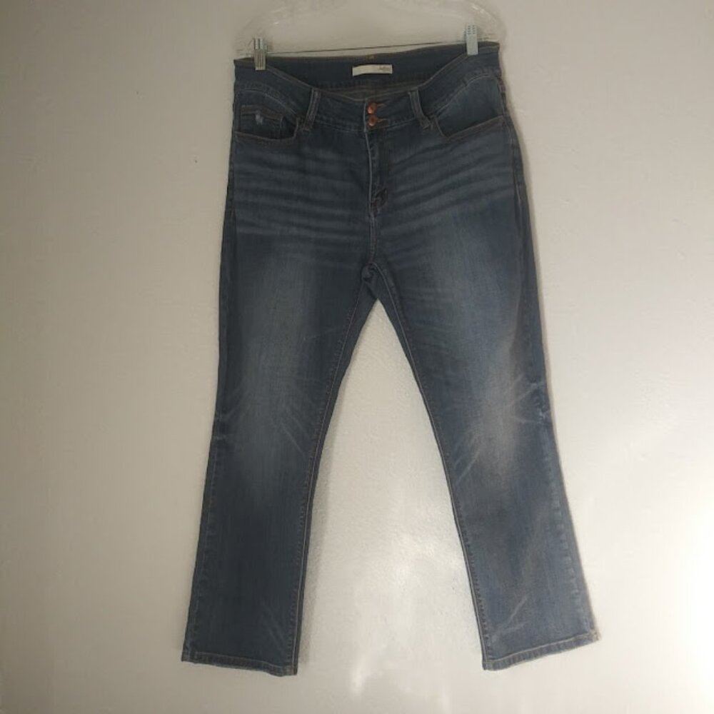 Daytrip women's size 34 distressed medium washed jeans